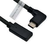 Roline Câble d'extension vidéo (DP Alt Mode) USB Type C-C, St/BU, Noir, 2 m