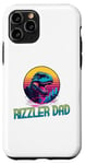 Coque pour iPhone 11 Pro Rizzler Dad Retro Dino Father's Day 2024 Gifts for Cool Dads