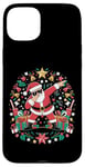 iPhone 15 Plus Dab Dabbing Santa Claus Funny Christmas Family Christmas Case