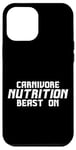 iPhone 12 Pro Max Carnivore Nutrition Beast On Protein Diet Strength Case