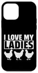 Coque pour iPhone 12 mini Appel à tous les amateurs de poulet : Chicken Lover is Fun