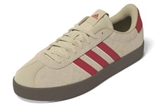 adidas Homme VL Court 3.0 Shoes Chaussures, Wonder Beige Better Scarlet Core Blanc, 38 2/3 EU