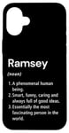 Coque pour iPhone 16 Plus Ramsey Définition du nom Dictionnaire amusant