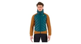 Veste karpos marmarole retro homme bleu marron