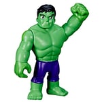 Marvel Hasbro Spidey et Ses Amis Extraordinaires, Figurine de héro géante 22 cm Hulk, Jouet pour Enfants à partir de 3 Ans, Taille Unique