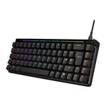 ASUS ROG Falchion Ace HFX 65% Wired Keyboard, Black, ROG HFX Magnetic Switches, 