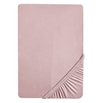 roba Drap Housse Bébé Lil Planet pour Berceau 40 x 90 cm à 45 x 90 cm - Jersey Extensible - 100% Coton Bio - Certifié OEKO-TEX® et GOTS - Rose Pastel