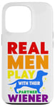 Coque pour iPhone 13 Pro Rainbow LGBT Love Weiners Dogs Love Love Funny Gay Man Pride Fun