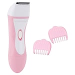 BaByliss 8772BU True Smooth Bikini Trimmer Hair Shaver 2 Comb Guides, Pink/White