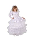 Dress Up America Costume de fille égyptienne taille 8-10 ans (taille: 76-82, hauteur: 114-127 cm) Medium Blanc