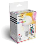 LED-lamppu Avide RGB E27 9,7W 806lm