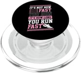 It's Not How Fast You Run It's How Long You Run Fast PopSockets PopGrip for MagSafe