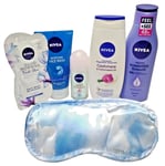 Nivea Cashmere Soft Toiletries Wash Gel Face Mask Body Lotion Woman Gift Set