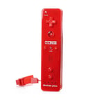 Télécommande Wiimote plus (Motion plus inclus) pour Nintendo Wii / Wii U - Rouge