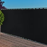 NOOR Panneau de Balcon avec œillets - Anthracite - Protection Anti-UV pour Balcon et Jardin - Protection Contre Le Vent idéale pour terrasses