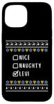 Coque pour iPhone 15 Gentil Coquin Hanoucca Levi Pull Moche