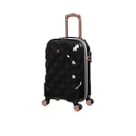 it luggage St Tropez Trois 21" Hardside Carry-on 8 Wheel Expandable Spinner, Black, 21", St Tropez Trois 21" Hardside Carry-on 8 Wheel Expandable Spinner