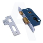 Willenhall Locks EP1 Euro Sashcase Latch & Deadbolt 32mm Ideal for French Doors