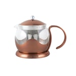 La Cafetiere Izmir Glass Filter Teapot - Copper - 4 Cup