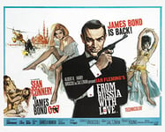 Pyramid International James Bond From Russia with Love Painting, Medium Canvas