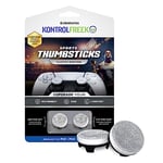 KontrolFreek Clutch for Playstation 5, PS5 and Playstation 4, PS4 Controller, Performance Thumbsticks, 2 Low-Rise Concave, Black & White