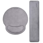 MAIDERN Ensemble de Mousse de mémoire, Repose-Poignet et Tapis de Souris avec Support de Coussin de Poignet pour Bureau, Ordinateur, Ordinateur Portable, Mac - Confortable