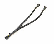 Gelid Solutions CA-PWM-01 Interne 0.35m 4-pin PWM Noir Câble (Mâle/Femelle, 2 x 4-pin PWM, 4-pin PWM, Droit, Droit, Droit, Noir)