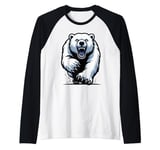 Polar Bear Raglan Baseball Tee