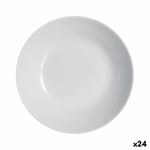 Assiette creuse Luminarc Diwali Granit Gris Verre trempé [20 cm] [24 Unités]