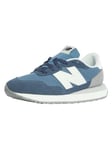 New Balance237 Suede Trainers - Light Blue/White