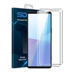 2x 2x Tempered Glass Screen Protector for Sony Xperia 10 VI Clear