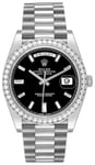 Rolex 228349RBR-0003 Day-Date 40 Musta/Platina Ø40 mm