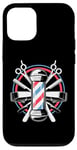 Coque pour iPhone 15 Tondeuse à cheveux amusante pour barbier