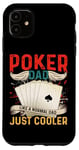 Coque pour iPhone 11 Jeu de cartes de poker Jetons de jeu Bluff