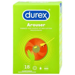 Préservatifs rayés Durex Arouser, 18 pieces