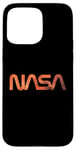 Coque pour iPhone 15 Pro Max Logo rétro de la NASA Mars Worm Patch Space Exploration Graphic