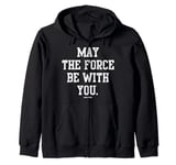 Star Wars May The Force Be With You Bold Collegiate Logo Sweat à Capuche