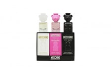 MOSCHINO TOY MINIATURE TRIO GIFT SET 5ML TOY 2 EDP + 5ML TOY BOY EDP + 5ML TOY 2