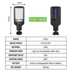 Uusi Outdoor Solar Street Light vedenpitävä sensori Puutarhavalo Pyöritettävä pidike Garden Light Wall