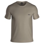 BOSS Waffle T Shirt Brun X-Large Herr