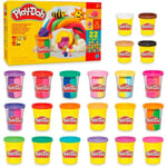 Play-Doh - Min Färgglada Set, Paket med 22 Burkar Modellera, 30 Ljusande Färger