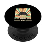 One Of Us Two Plays Better Than You Gaming Gamer PopSockets Adhesive PopGrip