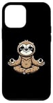 Coque pour iPhone 12 mini Méditation Yoga Paresseux