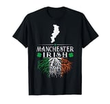 Manchester UK City Irish Roots St Patrick Day Gift T-Shirt