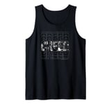 Creed Black & White Movie Frames Epic Text Logo Tank Top