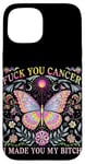 Coque pour iPhone 15 Si tu es un cancer, c'est moi qui t'ai fait devenir drôle | Supportdesign