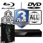 Panasonic Blu-ray Player DP-UB820EB-K All Zone Free MultiRegion & Alien Covenant