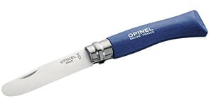 Opinel Couteau enfant inox Bois de hêtre Bleu