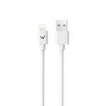 W Wonder Full Power - Cable USB-A vers Lightning - 1m - Blanc