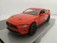 1/32 1/34 FORD MUSTANG GT ÉCHELLE 2018 VOITURE EN MÉTAL À L'ÉCHELLE SOUS PRES...